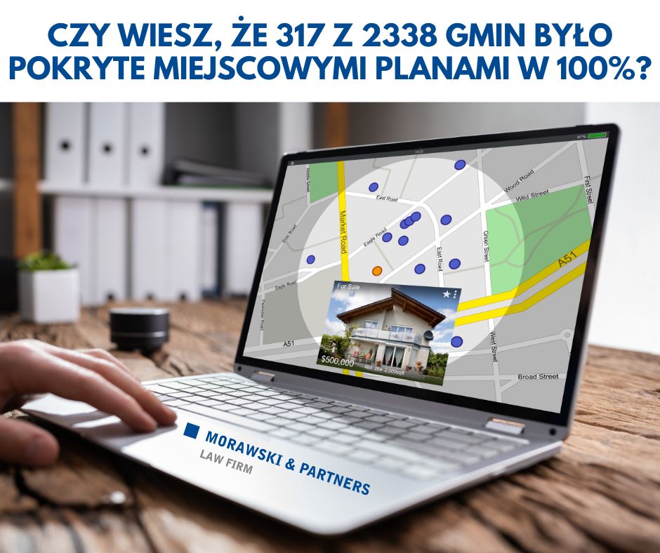 w 2022 r. tylko 13,5% gmin w Polsce miało kompletne miejscowe plany zagospodarowania przestrzennego (m.p.z.p.)